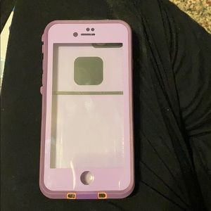 Purple life proof IPhone 7 Case